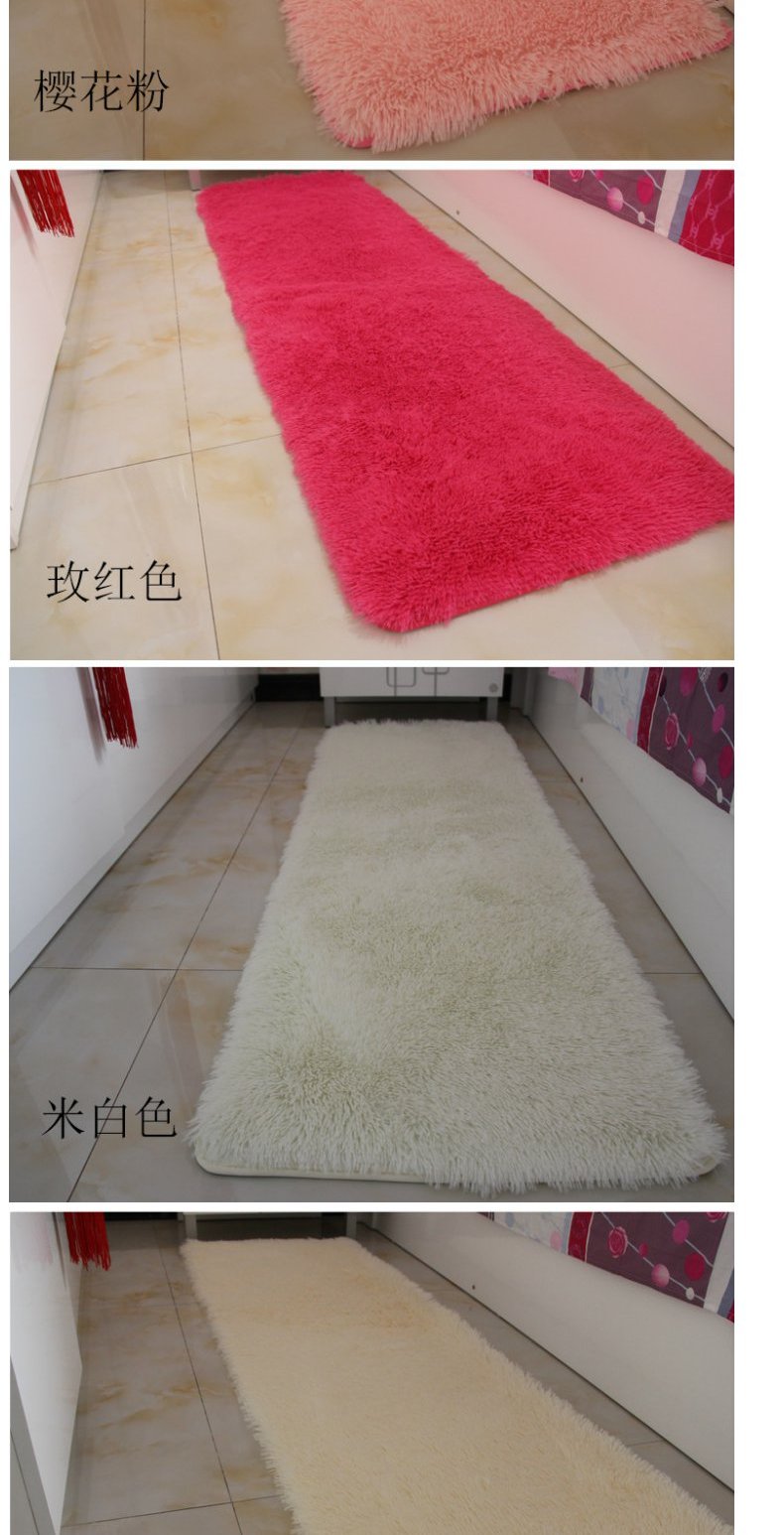 Có thể giặt dày dày lông dài sang trọng phòng ngủ cạnh giường ngủ cửa sổ bay hiên hiên mat mat ban công thảm nhựa