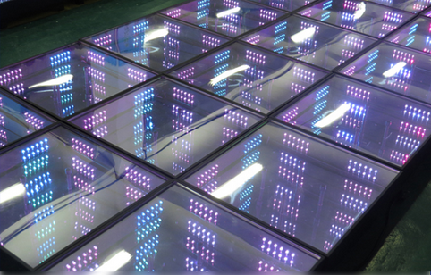 Stereodynamic LED3D Infinite Specular Dancing Party Luminous Floor Car Exhibition RGB Abyss Slab Brick