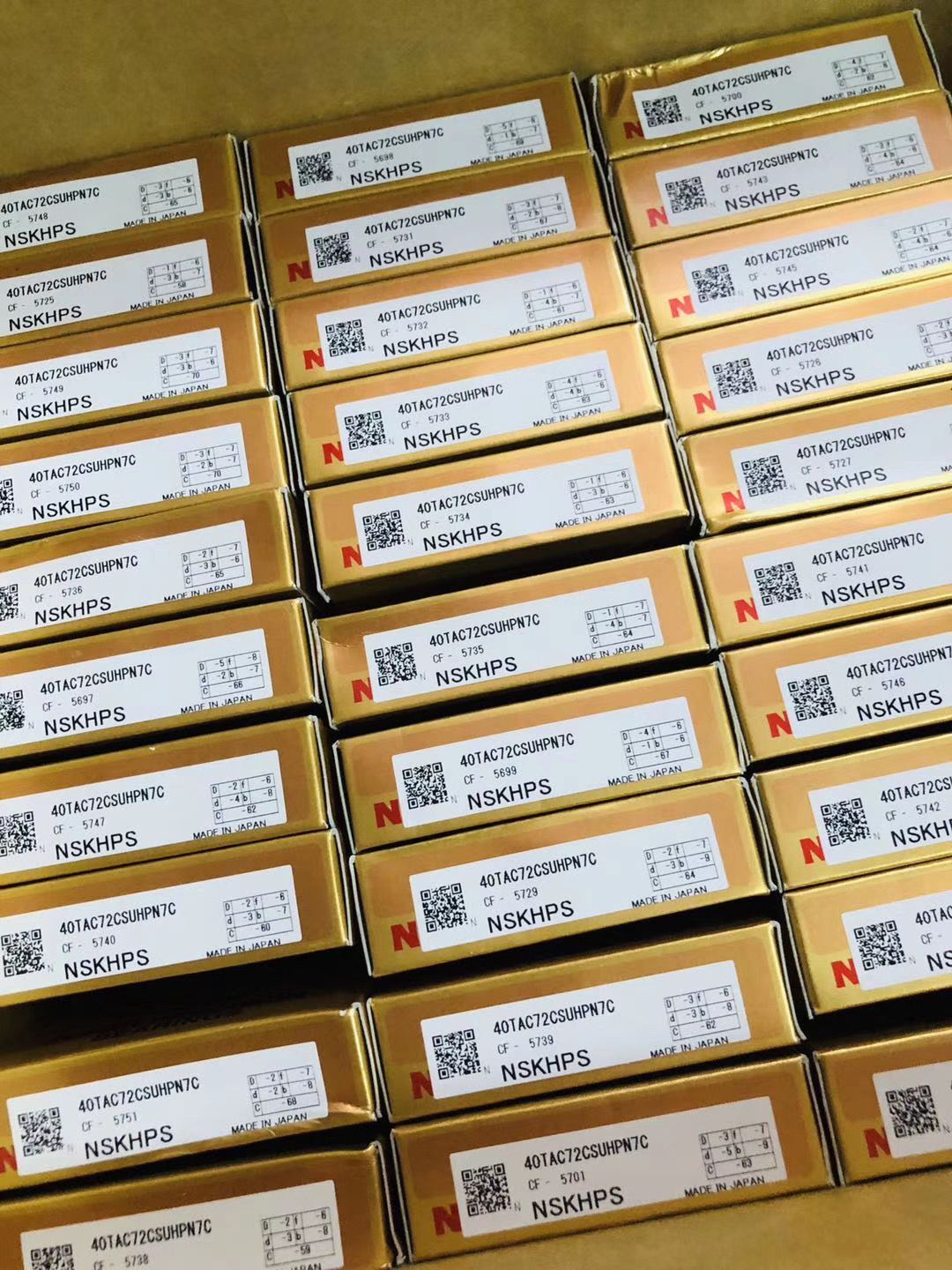 NSK Precision Screw Bearing 15TAC47B 20TAC47B 25TAC62B 30TAC62B 35TAC72B