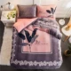 Dày flannel bốn mảnh san hô lông cừu mùa đông 1,8m bộ đồ giường hai mặt flannel quilt tấm