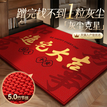 Hot selling 100w+ on the whole network | red entrance door mat