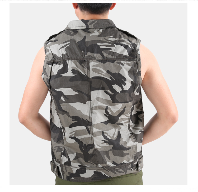 2019 hè mới thời trang nam nhẹ retro ngoài trời ngụy trang áo khoác quân sự - Áo thể thao áo khoác the thao adidas