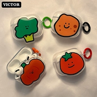 Симпатичный Airpods3 Трехгенерационный защитный набор подходит для второй генерационной гарнитуры Apple Airpodspro Airpod2 Bluetooth Shell Huawei freebuds4e мягкий кремниевый клей Pro Pour 4i Transparent and Advanced