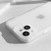 Apple, совместимый iPhone 14, iPhone14 Pro, матовый чехол для телефона, белый объектив, изысканный стиль, 12promax, защита при падении, iphone