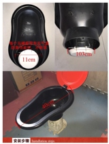 Toilet portable emergency toilet disposable temporary squatting toilet repairers use thickened small potty pans to urinate