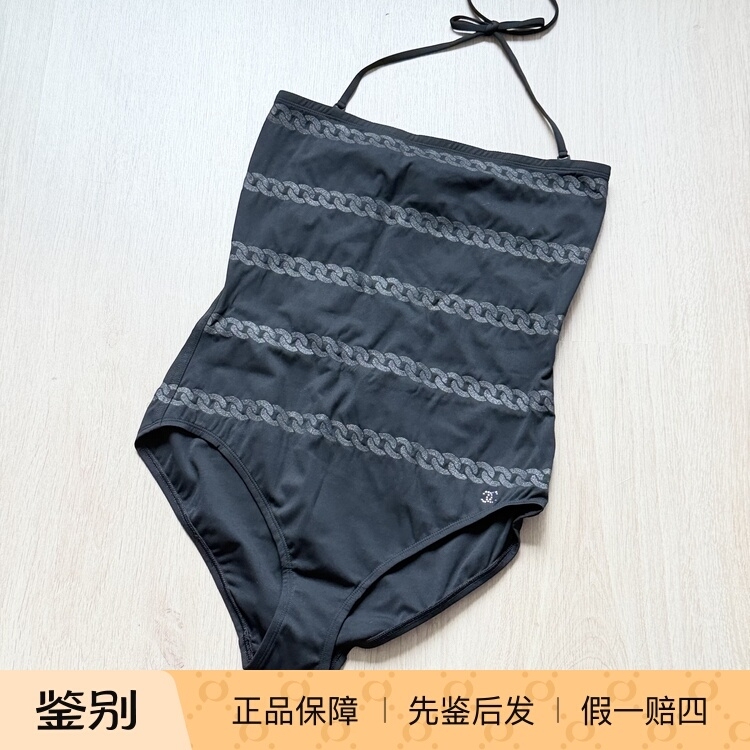 【In-Stock Discount】 Chanel Halter Neck One-Piece Bikini