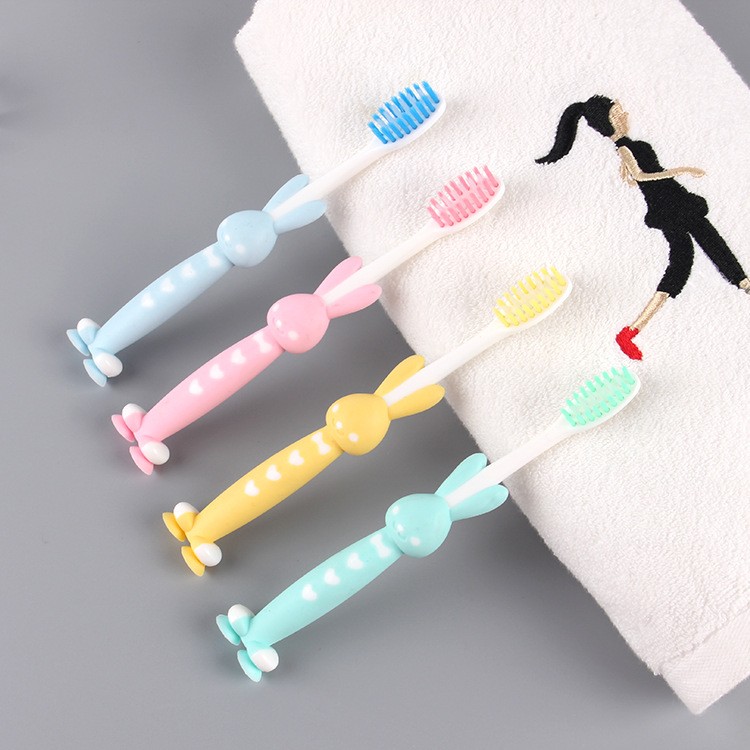8 Children's cartoon toothbrush soft hair adult family clothing 2-3-12 ultra fine ultra soft hair 6 years old or older toothbrush