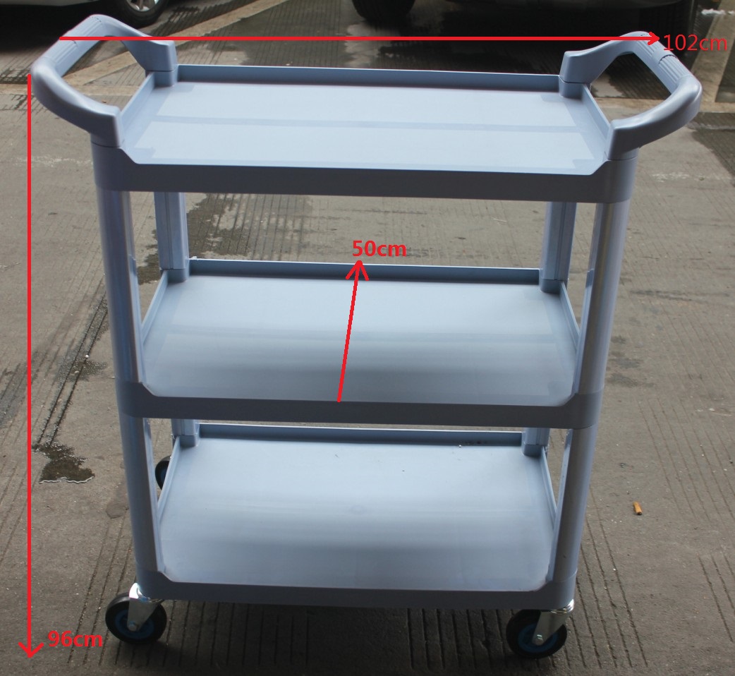 Silent type Silent dining car Large trolley wheel storage Multi-purpose push-pull bowl car Food delivery car