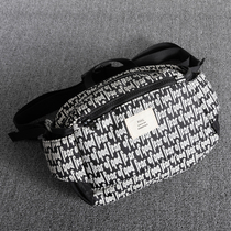 Leisure Large Capacity Mailbag Youth Tide Card Single Shoulder Satchel men FOG full screen letter Bullet Curtain Trend Chest Bag