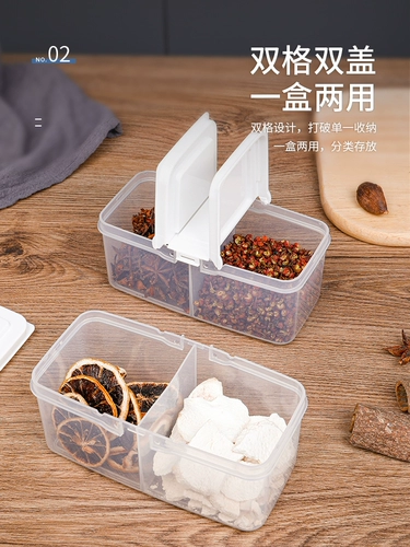 Япония импортированная двойная ящик для приправы с крышкой кухни приправы соль соляной моносако