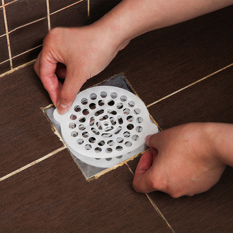 Disposable bathroom floor drain Hair Filter Kitchen Sewer Sink Pool Anti-Seer Filter Stickers