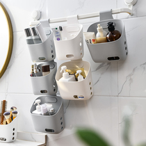 Japanese Bathroom Small Hanging Basket Kitchen hanging wall Debris Containing basket Bath Basket Wall-mounted Shelve