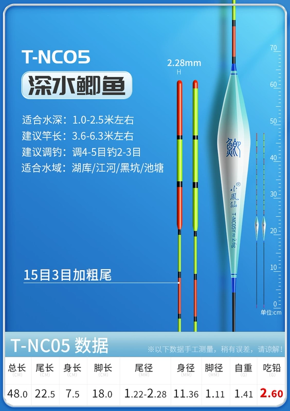 Phao câu cá chép miệng nhẹ Xiaofengxian câu cá hoang dã có độ nhạy cao chính hãng đặc biệt bắt mắt phao cá đuôi mây dấu nano cá phao câu đài cao cấp phao câu lục đầu cần
