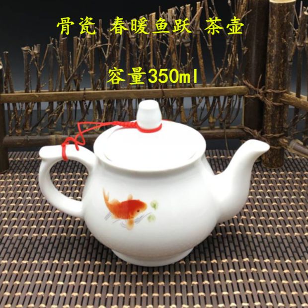 Bộ ấm trà gốm sứ đơn gốm kungfu công suất nhỏ ấm trà nhỏ ấm trà bằng sứ màu xanh và trắng để gửi dây ấm đun nước - Trà sứ bộ tách trà