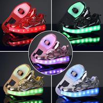 New childrens heelys shoes boys heelys shoes two-wheel student roller skates four-wheel sports roller shoes girls roller shoes