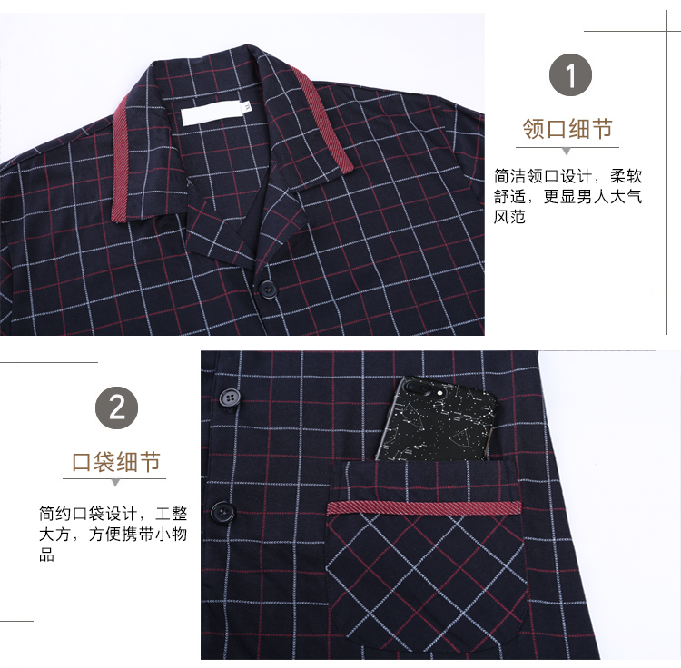 Mùa thu nam đồ ngủ cha cotton dài tay mùa thu và mùa đông trung niên đồ ngủ nam trung niên phục vụ nhà bộ mặc nhà big size