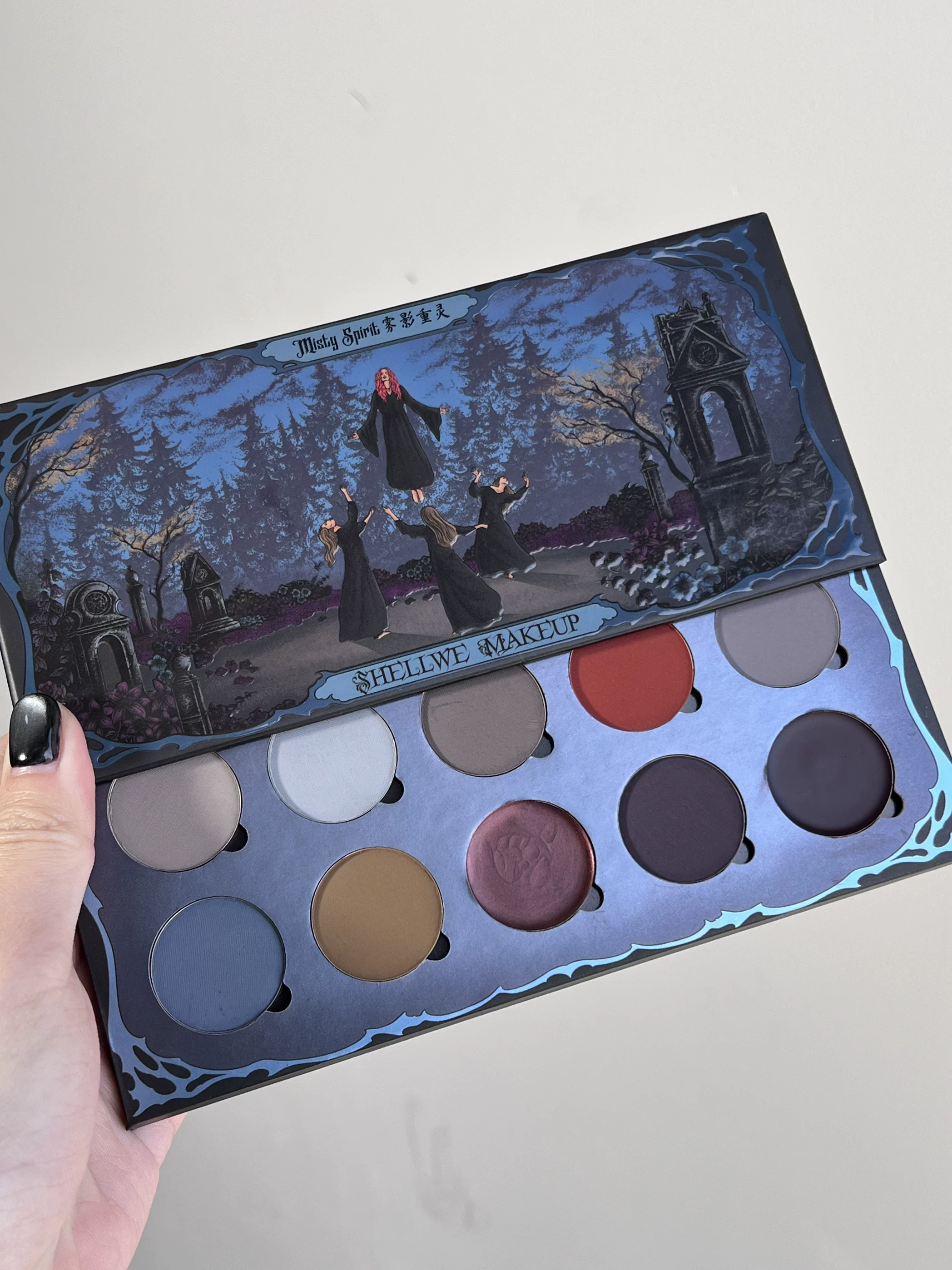 Shellwe Makeup Misty Spirit палетка теней матовая