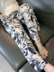 Summer women's thin pajamas, cotton silk pants, cotton silk trousers, single pants, casual pants, home pants, artificial cotton beach pants, plus size
