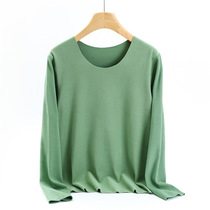 Green bifacial dush without mark for undershirt woman plus suede thick heating thermal underwear chubby mm200 catty jacket