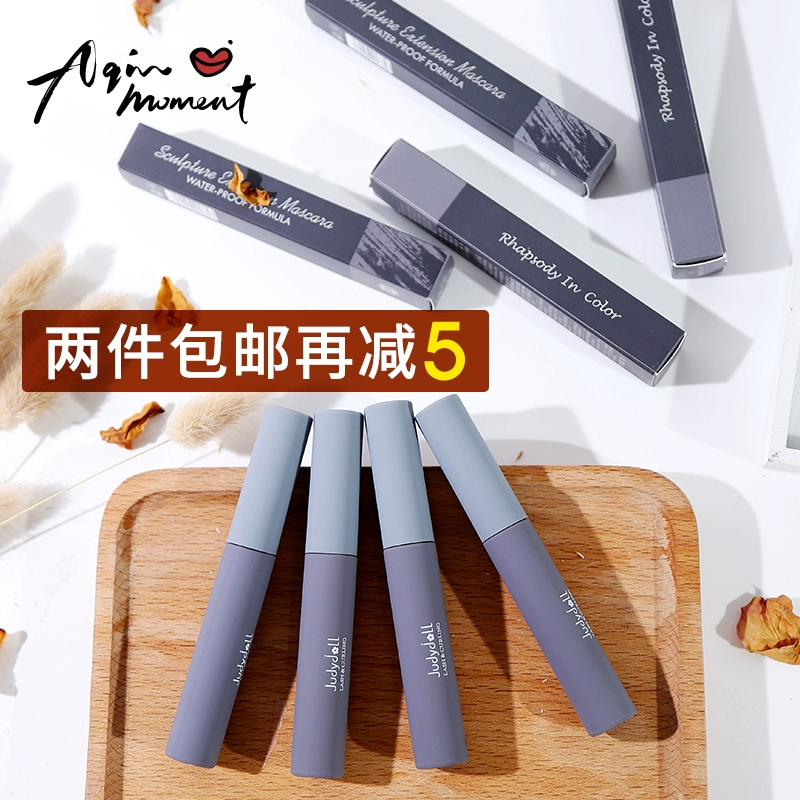 Aqin Judydoll mascara hoa cam định hình thanh mảnh và uốn mi rất mịn, dày màu đen mà không bị nhòe - Kem Mascara / Revitalash