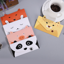 Korean Creative Writing Cartoon Cute Styling Small Card Children Birthday Blessings Thanks To Greeting Cards Message Cards