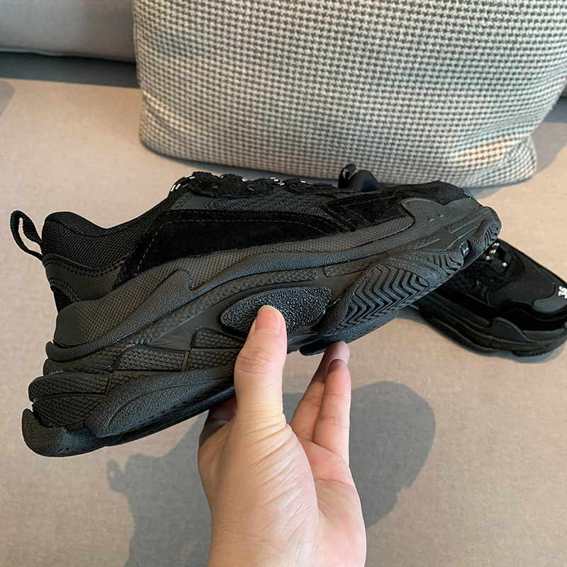 BlackDabin   Paris Daddy shoes female ins tide Internet celebrity 2020 new pattern Color matching increase The sixth floor Thick bottom motion Casual shoes