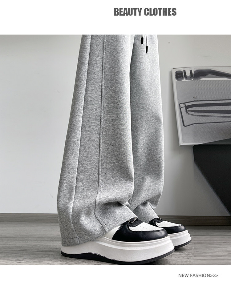 Осенние летние тонкие штаны для отдыха, свободный прямой крой, подходят для подростков 