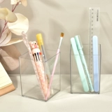 Прозрачный кремовый держатель для ручек, материал ручной работы, пенал, креативное украшение, «сделай сам»