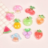 Аксессуары из смолы с кристаллами и фруктами, кремовый клей, сделай сам, ручной работы, домашний чехол для мобильного телефона, материал, ювелирное изделие, клей для счастливой сумки