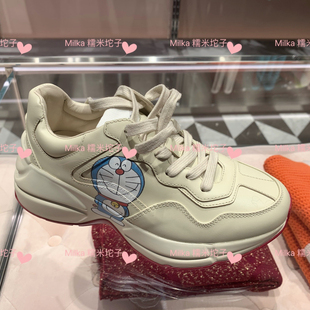 Gucci x 哆啦A梦印花老爹鞋