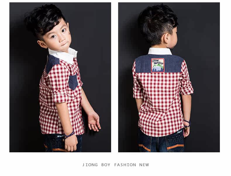 Chemise garcon à manche longue - Ref 2073259 Image 12