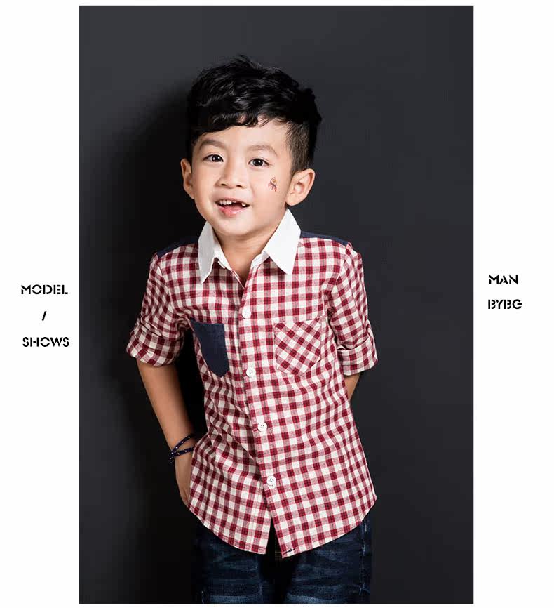 Chemise garcon à manche longue - Ref 2073259 Image 11