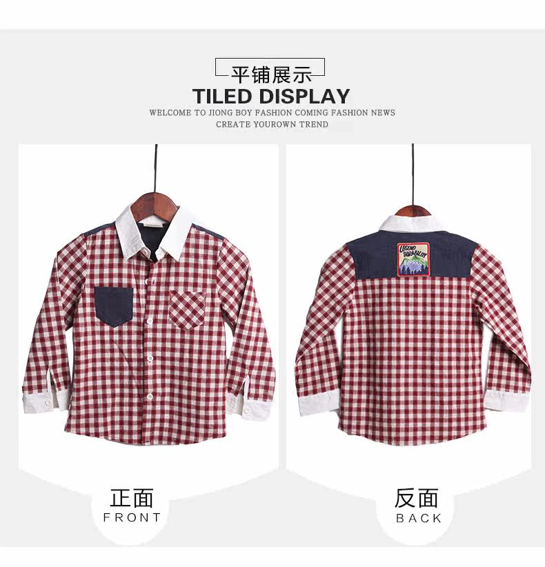 Chemise garcon à manche longue - Ref 2073259 Image 9