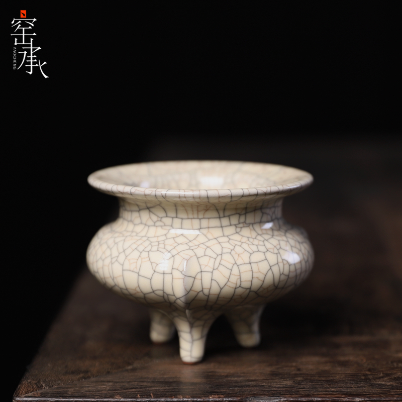 Dragon Quanqing porcelain Wu Xuehuan Yuan Chuo Kilo Kiln Clay Oven Ceramic handmade incense stove Fragrant Road Supplies Swing-Taobao