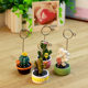 Cartoon creative message clip peeing ornament photo