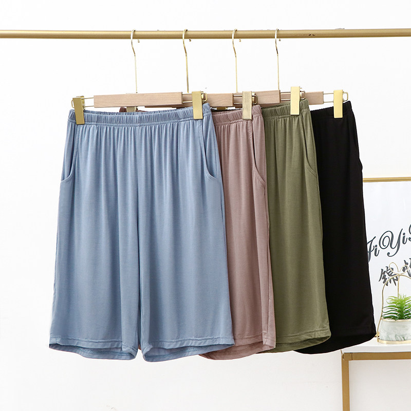 Modale Home Shorts Lady Summer Thin 50% Pants Loose Casual Middle-aged Casual Shorts Plus Size Sleeping Pants