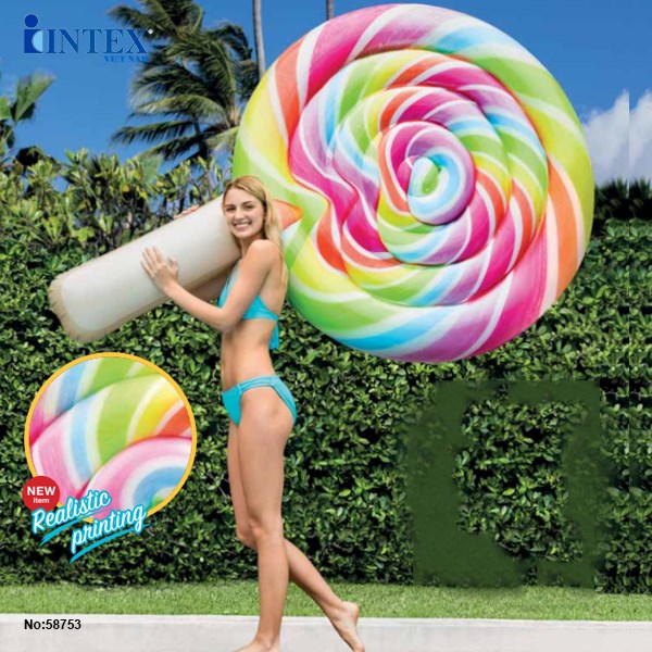 Oversized water inflatable lollipop float bed ice cream ice cream popsicle inflatable inflatable floating board swimming ring