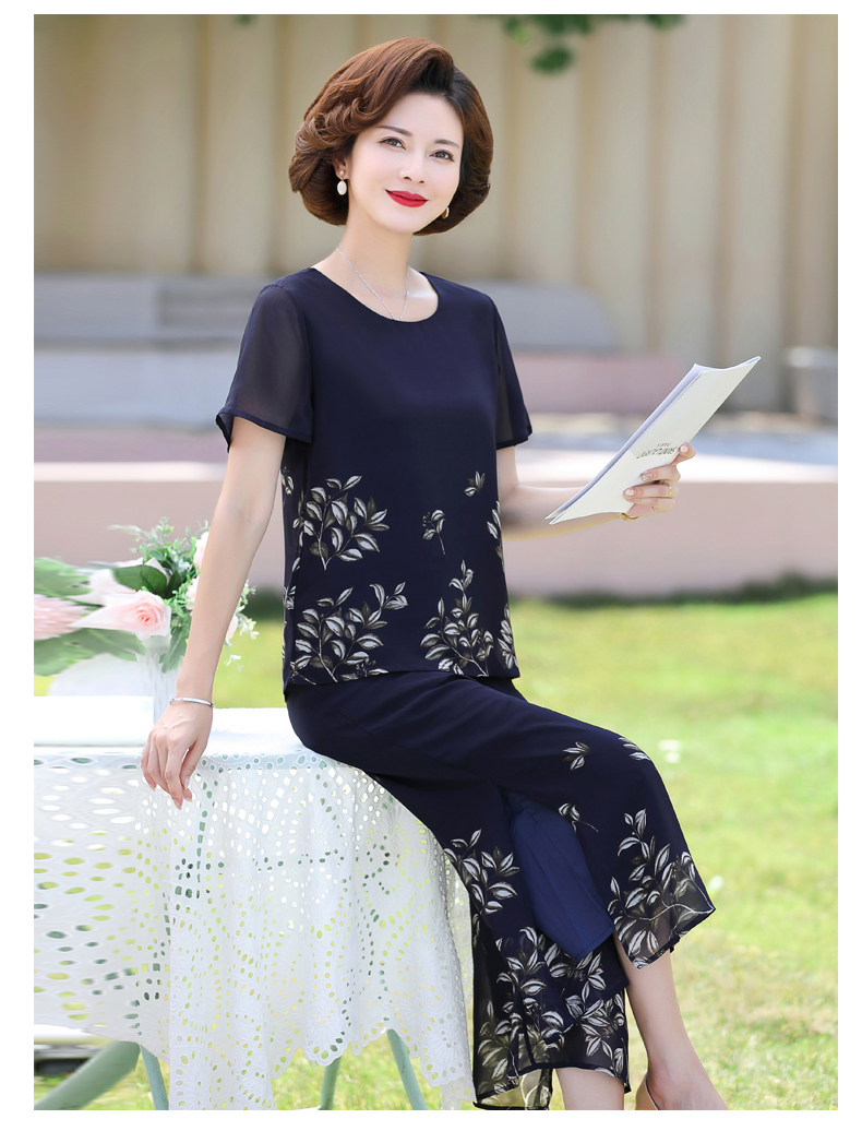 E6061 870K ĐỒ BỘ NỮ TAIRYA BIG SIZE NGOẠI CỠ NGẮN TAY MÙA HÈ TRUNG NIÊN THỜI TRANG NỮ LỤA TƠ TẰM G03 SẢN PHẨM MỚI