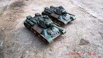 Field Palace 35149 Soviet T34-76 tank model (package plate piece)