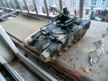 Red Star 3636 BMPT fire support chariot OEM package plate