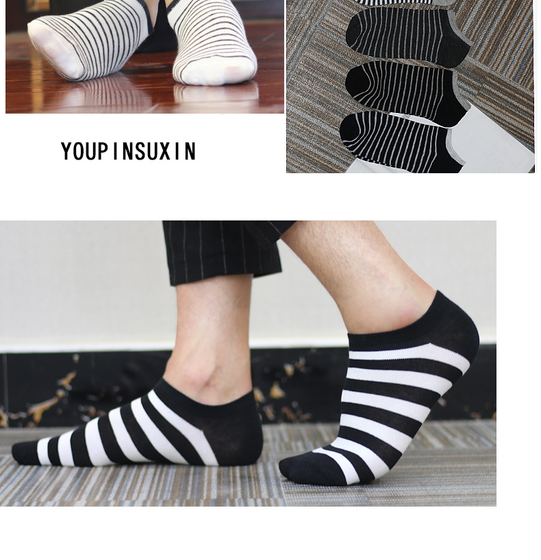 Vớ nam cực vớ nam mùa hè vớ thuyền nam khử mùi thấm mồ hôi cotton vớ mỏng phần thấp để giúp nông miệng vô hình vớ nam vớ nam cổ cao