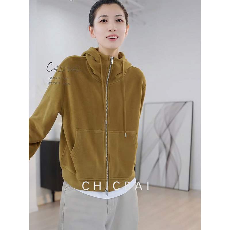 Chicbai Warm Little Heater 2.0 Ginger Warm De-Rong Self-Heating Buff Sweatshirt Skin-Friendly Zero Burden Hoodie Chicbai Warm Little Heater 2.0 Ginger Warm De-Rong Self-Heating Buff Sweatshirt Skin-Friendly Zero Burden Hoodie
