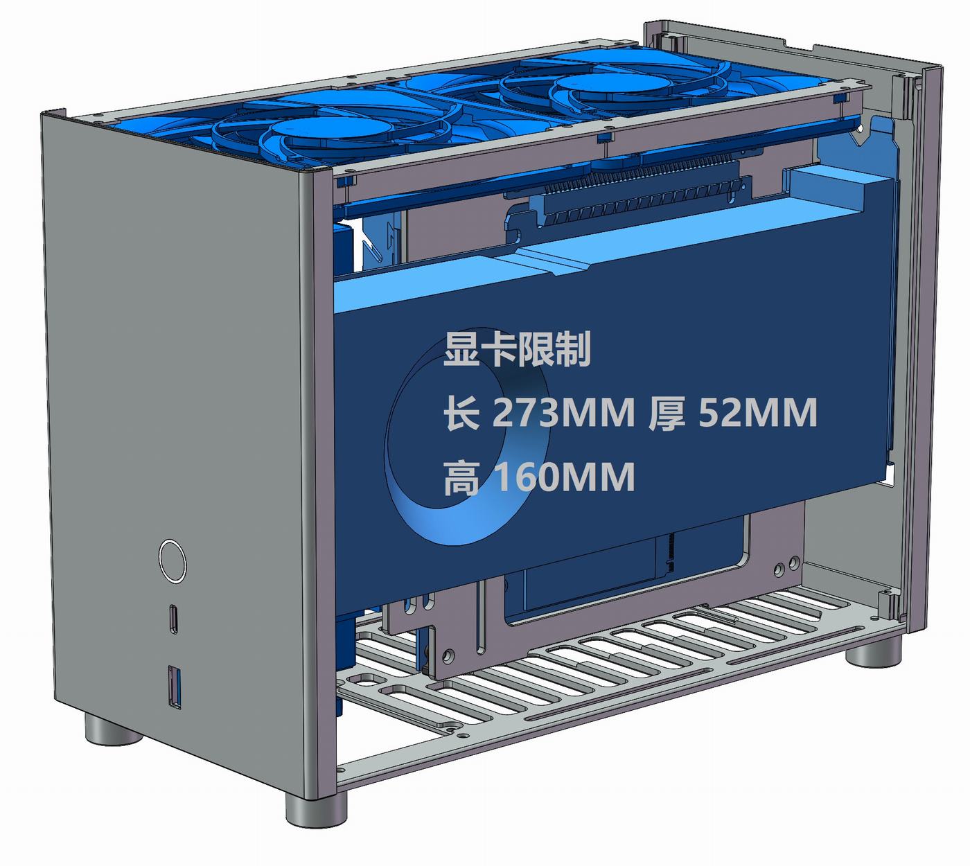 Ready Stock] Zs-A4S/Itx Computer Case Version V4 /7.3 Liter