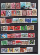 {Woozi Fairy Tales} Swiss stamps Foreign credit stamps 100 different not to repeat
