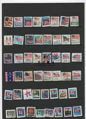 {Muzi Fairy Tales} Foreign National Flag Special Stamps 50 different are not repeated