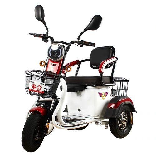 Электрический трехколесный трехколесный велосипед для пожилых людей для взрослых, для среднего возраста