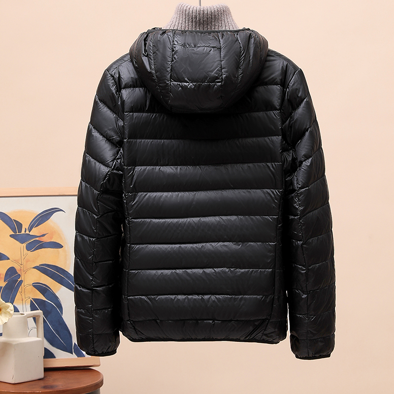 Winter Coat Plus Size Lightweight down Jacket for Women, Short Style, 100kg Middle-Aged and Elderly, Plus-Size Mom