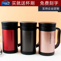 Music clasp mug buckle thermos cup office female tea cup men with handle water Cup custom lettering gift printing logo