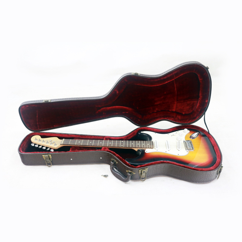 st model electric guitar case high-grade piano case moisture-proof anti-pressure anti-drop can be consigned universal electric guitar portable hard piano case
