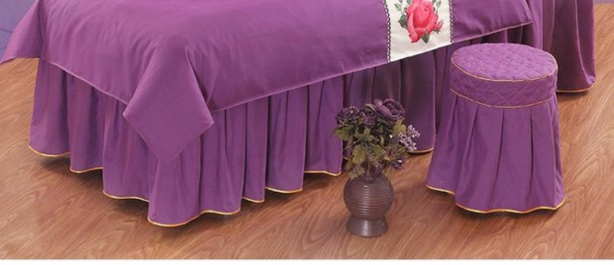 Beauty khăn trải giường denim bedspread thẩm mỹ viện Body giường massage xông hơi có thể thiết lập tùy chỉnh vận chuyển - Trang bị tấm mẫu ga trải giường spa